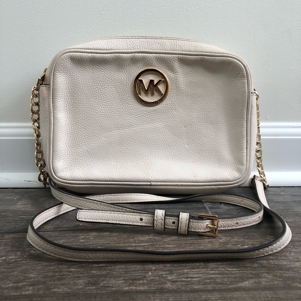 Michael Kors Leather Fulton Crossbody Bag